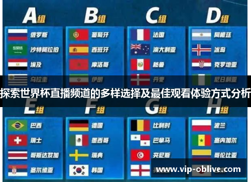 探索世界杯直播频道的多样选择及最佳观看体验方式分析
